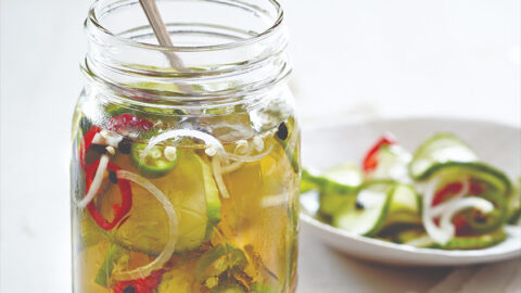 Spicy Icebox Pickles