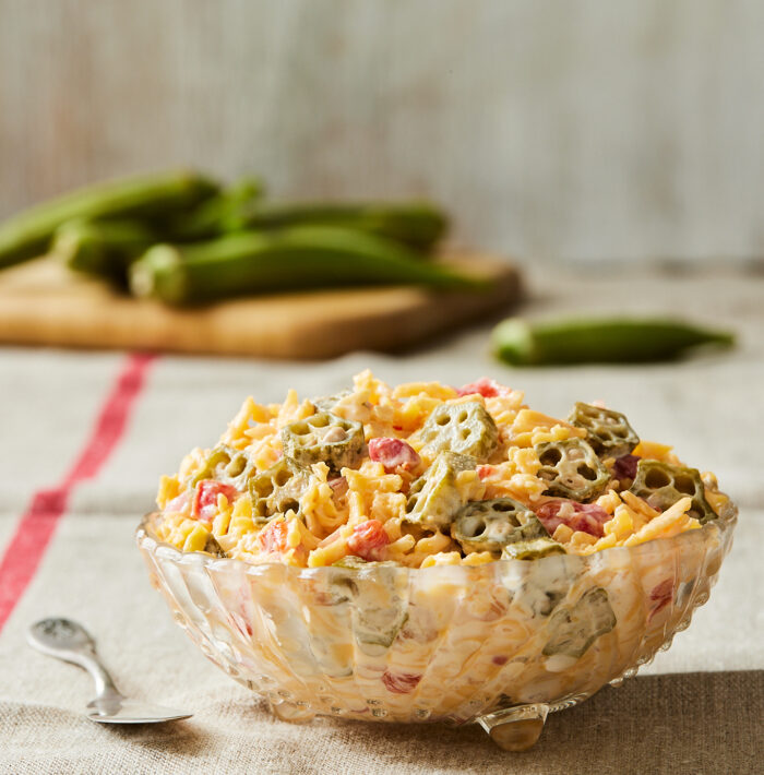 Pickled-Okra-Packed Pimento Cheese